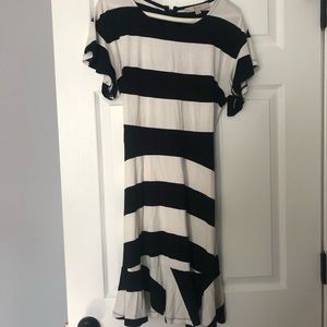Loft striped cotton dress